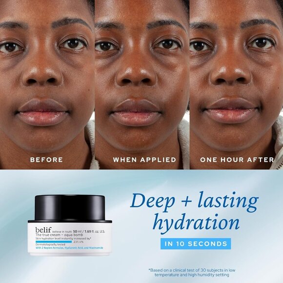 NEW Belif Aqua Bomb Home & Away Set CREAM*GEL 2 PCS/100%AUTHENTIC - Picture 7 of 8